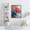 Oil Paint By Numbers Flower Frameless Picture Craft Kit for Home Living Room