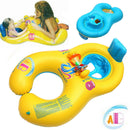Baby Pool Float 2 Air Chambers Swimming Pool Float for Mommy Kids Children Float
