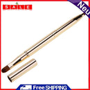 1pc Portable Pro Double Head Makeup Rouge Lip Brush and Eyeshadow Brush