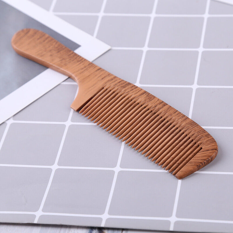 Wooden Smooth Comb Scalp Massage Anti Tangling Static Salon Hair Brush (07)