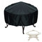 Round BBQ Grill Shelter Outdoor Rainproof Dustproof UV Protector Furniture Cover