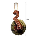 Octopus Wall Light Monster Tentacle Lamp Holder Bulb Light Home Decor (Red)