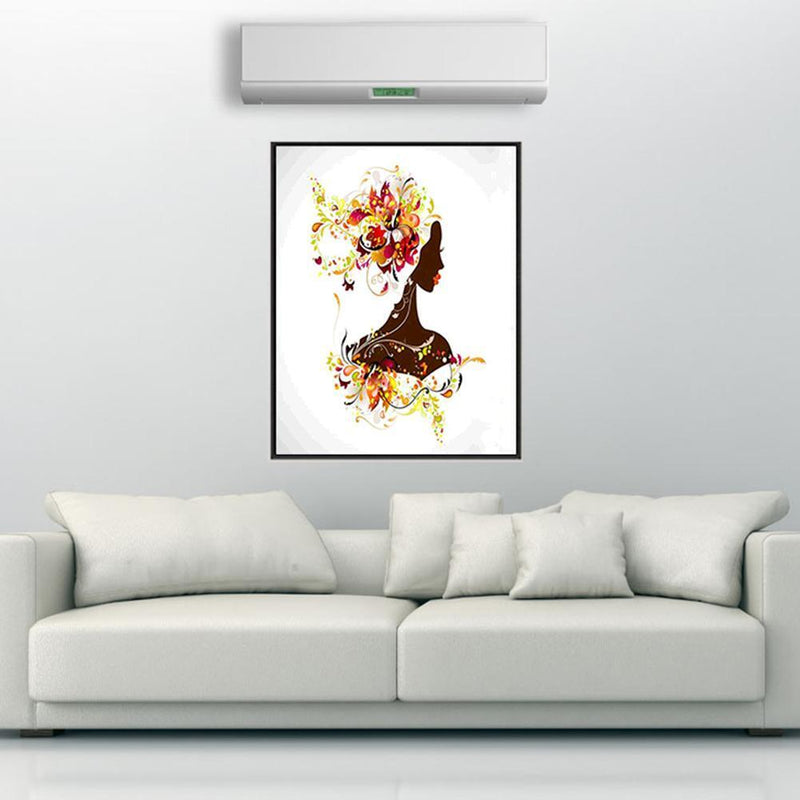 Flower Fairy 5D Diamond DIY Painting Kit Home Decor Craft 30 X 30cm(A)