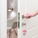 5pcs Mosaic Diamond Painting Keychain 5D DIY Rhinestone Keyring Kit (AA931)