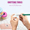 Sewing Knitting Crochet Tool Set with Soft Handle Hook Manual Crochet Tool Set