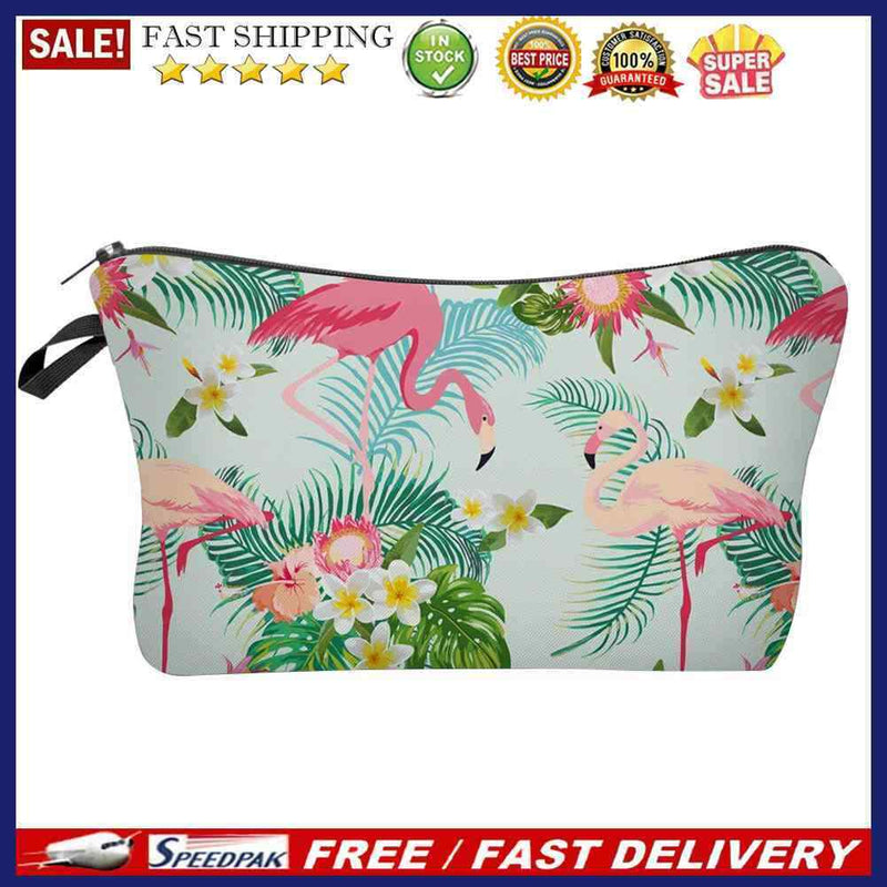 Casual Fashion Women Clutch Bird Print Handbag Storage Makeup Bags(51302)