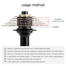 Bicycle Hub Washer Aluminum Alloy Bike Bottom Bracket Gasket Cycling Access