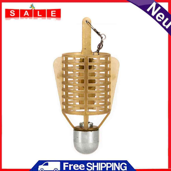 Plastic Bait Feeder Cages Fishing Connector Sinker Fishing Lure Equipment