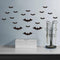 20 Halloween Stickers Bat Black Vinyl Window Decorations Spooky Party Kids Wall`