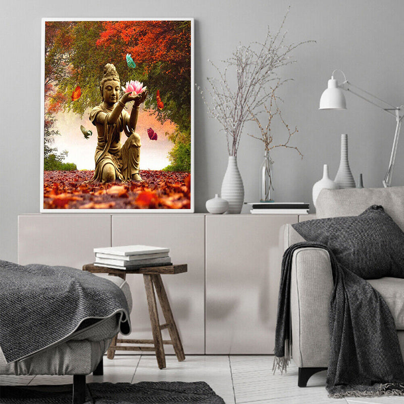 Religion Buddha Oil Paint By Numbers Wall Art Posters Picture Craft Home Gift