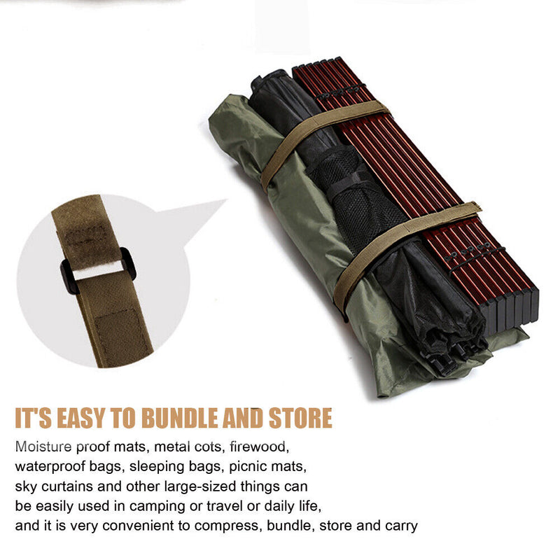 4pcs Cargo Storage Strap Luggage Package Band for Outdoor Travel Camping Hiki