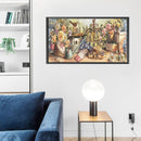 Flower Basketball Oil Paint By Numbers Kits Canvas DIY Wall Art Craft Coloring Draw