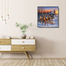 Oil Paint By Numbers Picture DIY Drawing Farmhouse Deer Acrylic Paint Decor