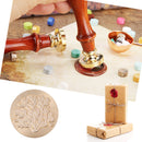 Plant Wax Seal Stamp Retro Round Sealing Wax Scrapbooking Stamp Head Hobby Tools