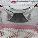 Small Animal Hammocks Warm Plush Bunkbed Pet Hideout Crystal (Grey M) Newly