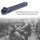 Mini Rapid Ratchet Wrench 1/4 Screwdriver Torque Single Head Socket Spanner