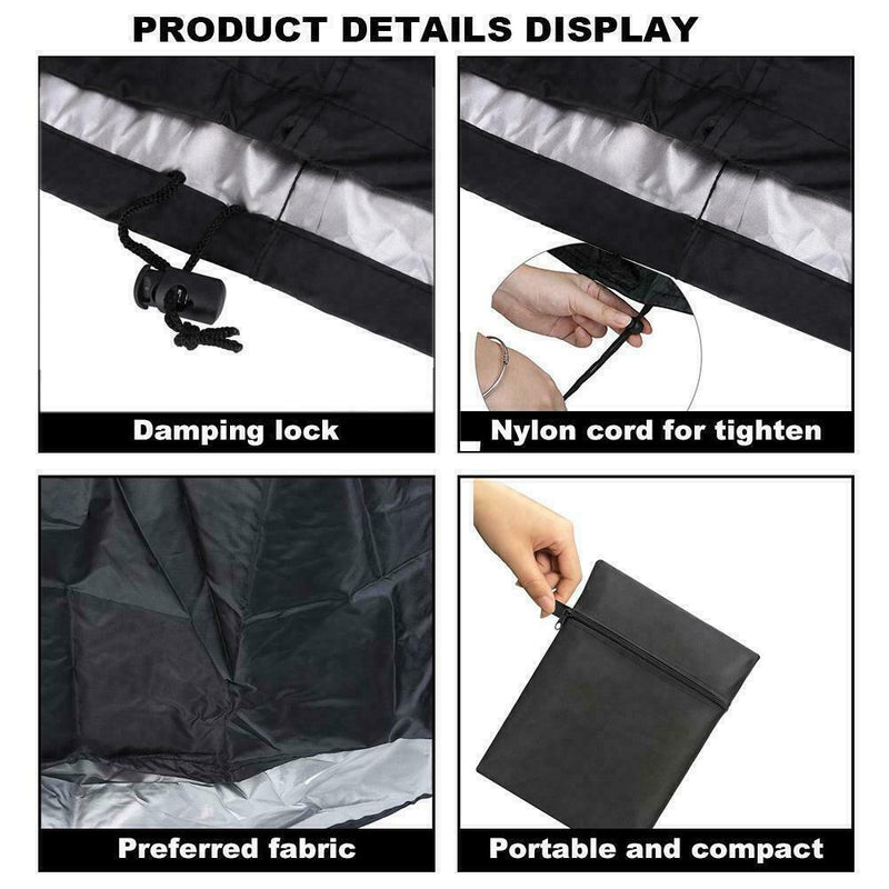 BBQ Grill Cover Barbecue Round Smoker Cover Waterproof Patio Hot For Garden Q0J5