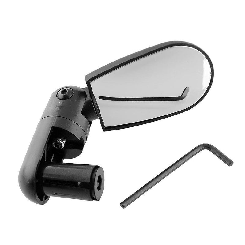 1x Pair Universal Rotate Cycling Bike Handlebar Wide Angle Rearview Mirror