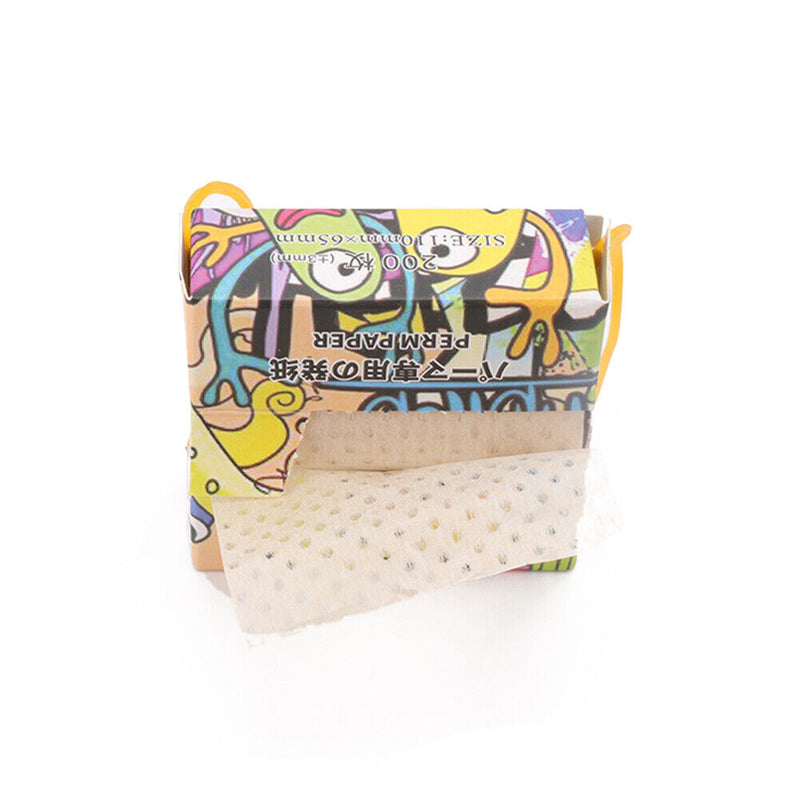 200pcs Hair Perming Dyeing Paper End Wraps Disposable Dyeing Highlight Tiss