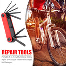 6 in 1 Mountain Bike Repair Tool Kits Portable Hex Wrench Multi Function Tools