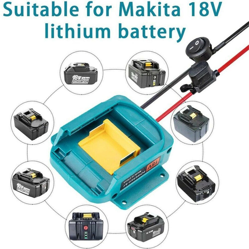 with Cable DIY Output Adaptor Battery Connector For DeWALT 20V Max 18V Dock