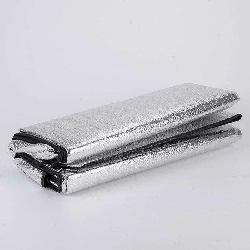 200*150cm Aluminum Foil Sleeping Mat Camping Thermal Foldable Tents Blanke E6B4