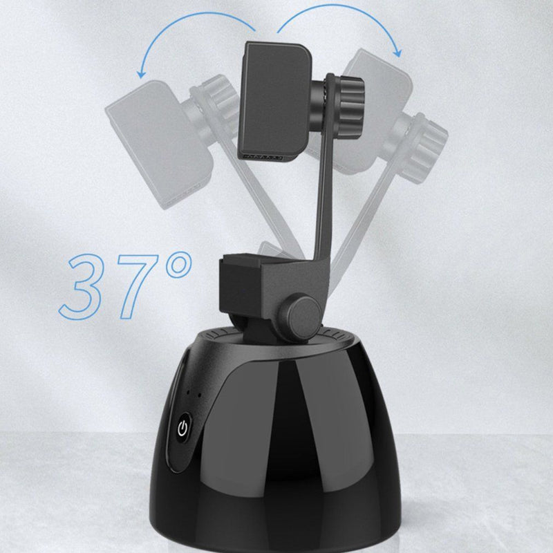 Vlog Tripod Head Phone Holder Selfie Stick Auto Smart Shooting Face Tracking