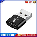 2x USB 3.1 Type C Female to USB 3.0 A Male Adapter Data+Charging (Black)