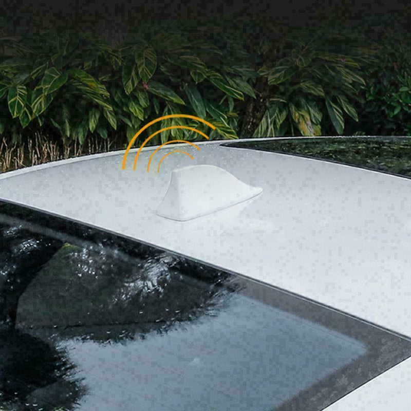 Shark Fin Roof Antenna Aerial FM/AM Radio Signal Decoration Tr L5C8 S1Z2 Q2P3