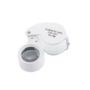 Mini Foldable Handheld Magnifying Jewelry Magnifier LED Loupe Jewelers Eyeglass