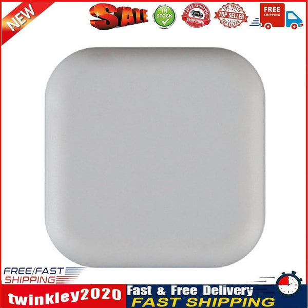 Punch Free Door Bumper Protector Self Adhesive Handle Square Pads (Grey) Newly