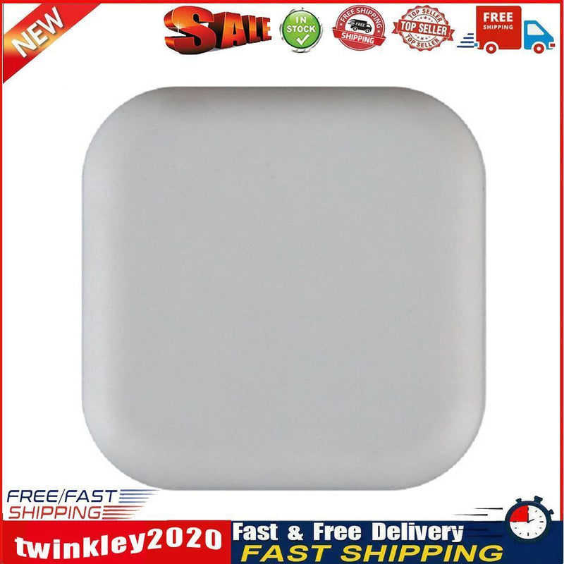 Punch Free Door Bumper Protector Self Adhesive Handle Square Pads (Grey) Newly