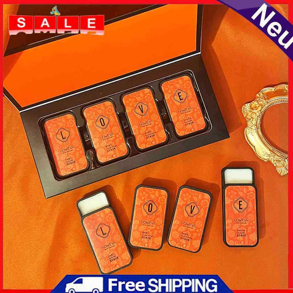 Unisex Apply Perfume Set Mini Solid Perfume Kit Push Cover Use for Birthday Gift