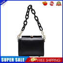 Retro Leather Shoulder Totes Women Solid Chain Flap Messenger Bag (Style 2)