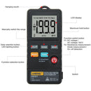 AN301 Digital Multimeter Voltmeter Resistance Meter with LED Light(Black) Newly