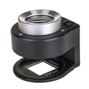 30X Magnifier Loupe Full Metal Folding Type Linen Tester Magnifying Glass 6LED