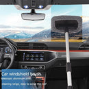 Telescopic Microfiber Car Window Cleaner Brush Windshield Wiper Cleaning Tool