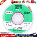 3 meter Desoldering Braid Tape Welding Solder Remover Wick Wire (3.0mm) Newly