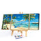 3pcs Summer Beach Oil Paint By Numbers Kits DIY Handpainted Home Decoration Gift