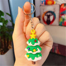 Snowman Xmas Gifts Christmas Tree KeyRing Car Key Holder Christmas Keychain