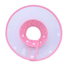 Dog Wound Recovery Cover Pet Anti-Bite Lick Medical Cone Collar (Pink M) Newly