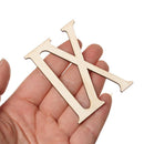 Craft Pieces Home Decorations Wood Chip Wooden Roman Numerals Clock Accessories