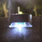 4x LED Solar Deck Lights Outdoor Pathway Yard Stairs Fence Lamps (White) Newly