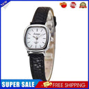 5pcs Luxury Watch Women Quartz Casual Thin Leather Strap Square Watch (4