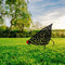 Acrylic Hollow Chicken Ornaments Backyard Lawn Stakes Yard Art Decor (B)