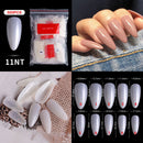 Acrylic False Nail Tips, Molded, Full Surface Nail Tips, Building Shape