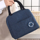 Picnic Insulation Bags Portable Lunch Bento Bag for School Camping (Blue) Newly