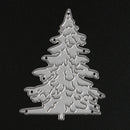 3 X Unique Christmas Tree Punching Molds for Scrapbooking Album Card Daybook