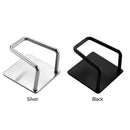 Bathroom Sponge Storage Wall Rack Sink Rack Self-adhesive Shelf (Black)