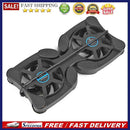 Portable Folding USB Powered Laptop Cooler Dual Fan Cooling Pad for Notebook PC